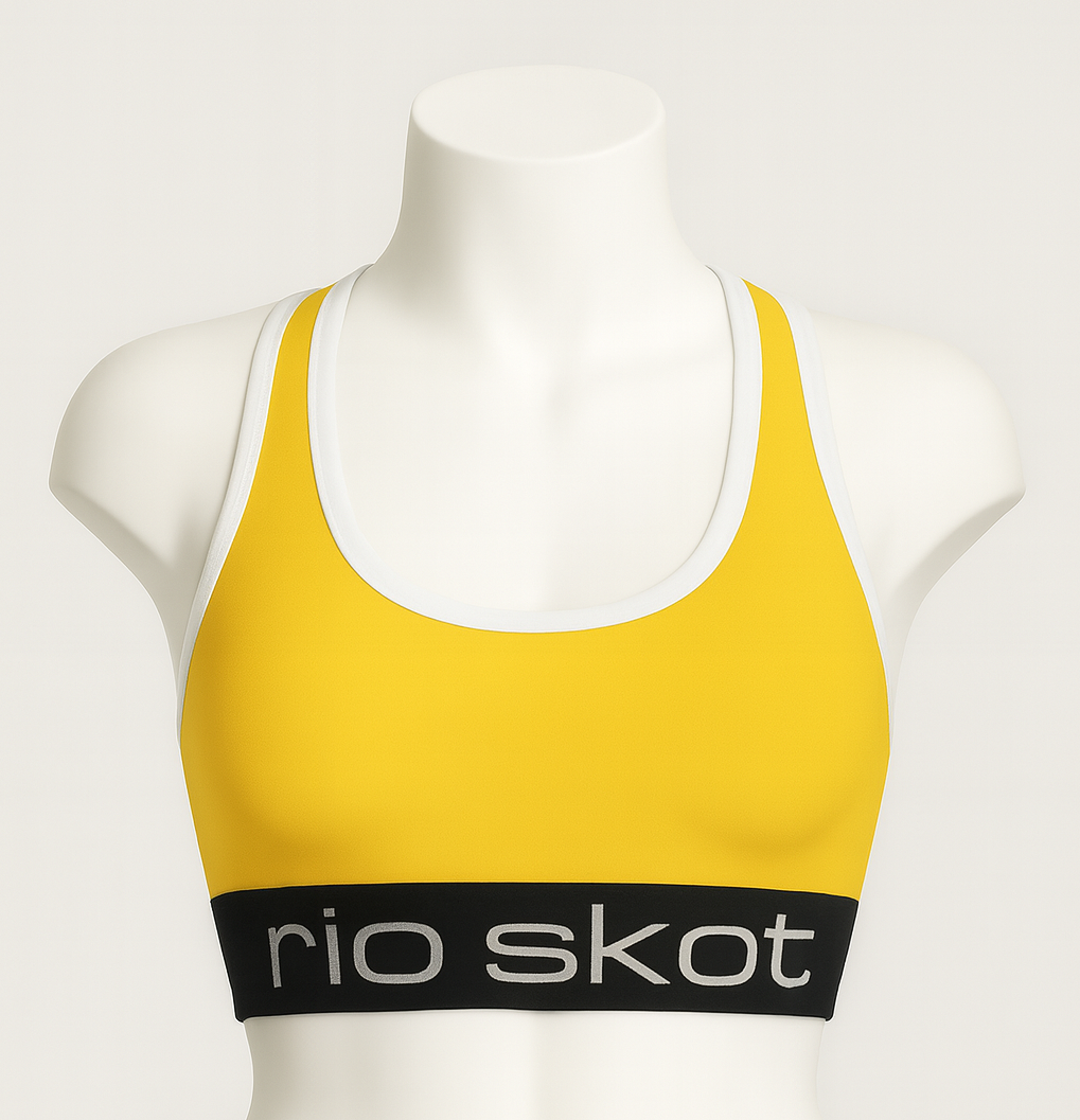 Yellow Street Armor Bra
